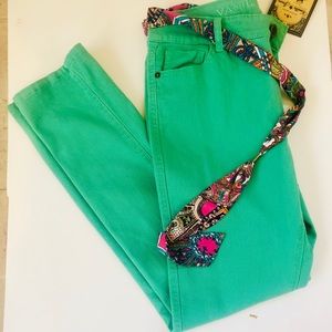 Vanilla Sky Mint Green Mid-rise Ankle Jeans (10)